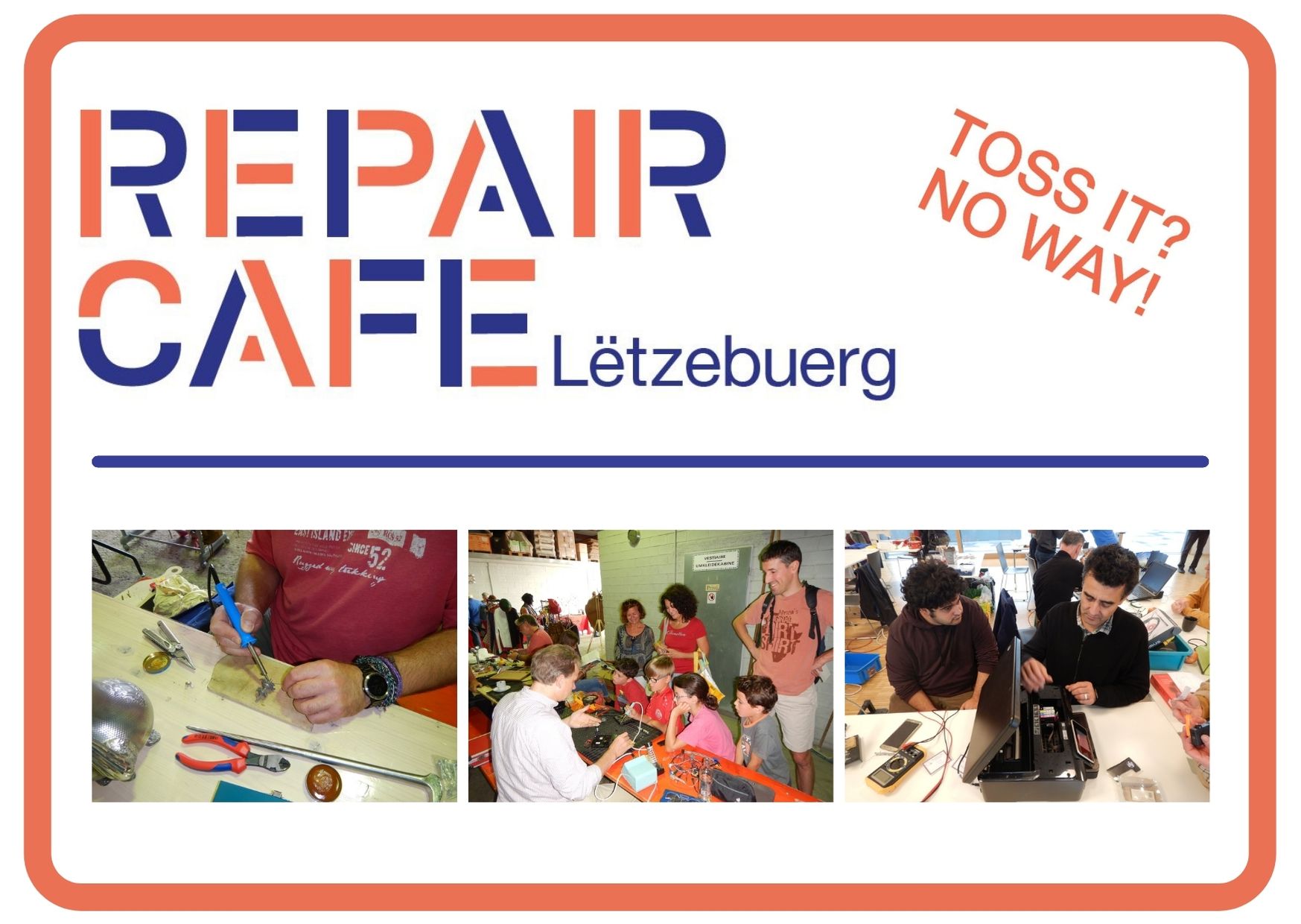 CELL (Centre for Ecological Learning Luxembourg), Repair Cafe Lëtzebuerg